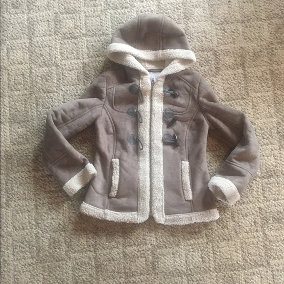 dELiA*s Jackets & Blazers - Delia’s Shearling Toggle coat M